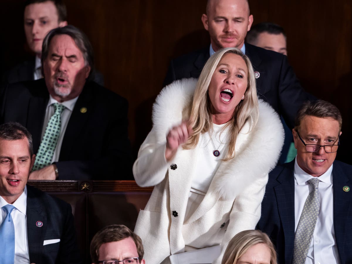 Marjorie Taylor Greene mocked for ‘Cruella de Vil’ outfit at State of the Union