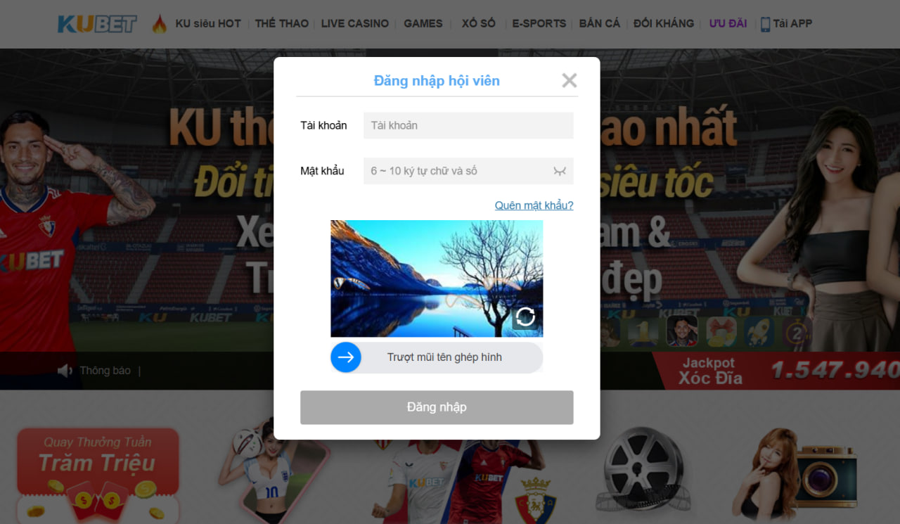 Kubet New - Link Chính Thức KU CASINO T9/2026 - Tân Thủ + 88K 39 Hãy sử dụng tài khoản vừa đăng ký thành công tiến hành truy cập vào KUBET39.Com để Login vào sảnh KU