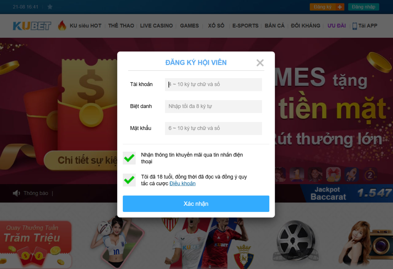 Kubet New - Link Chính Thức KU CASINO T9/2026 - Tân Thủ + 88K 38 Đăng ký KUBET - Bước vào sảnh KU và hòa mình cùng nền tảng giải trí cá cược ấn tượng